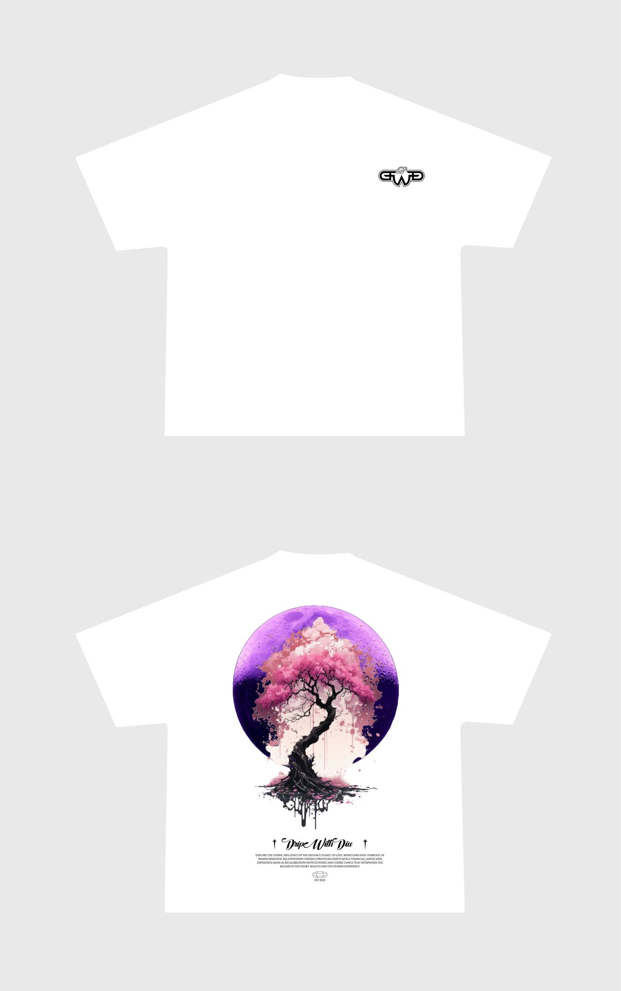 DWD wave tree T shirt Image