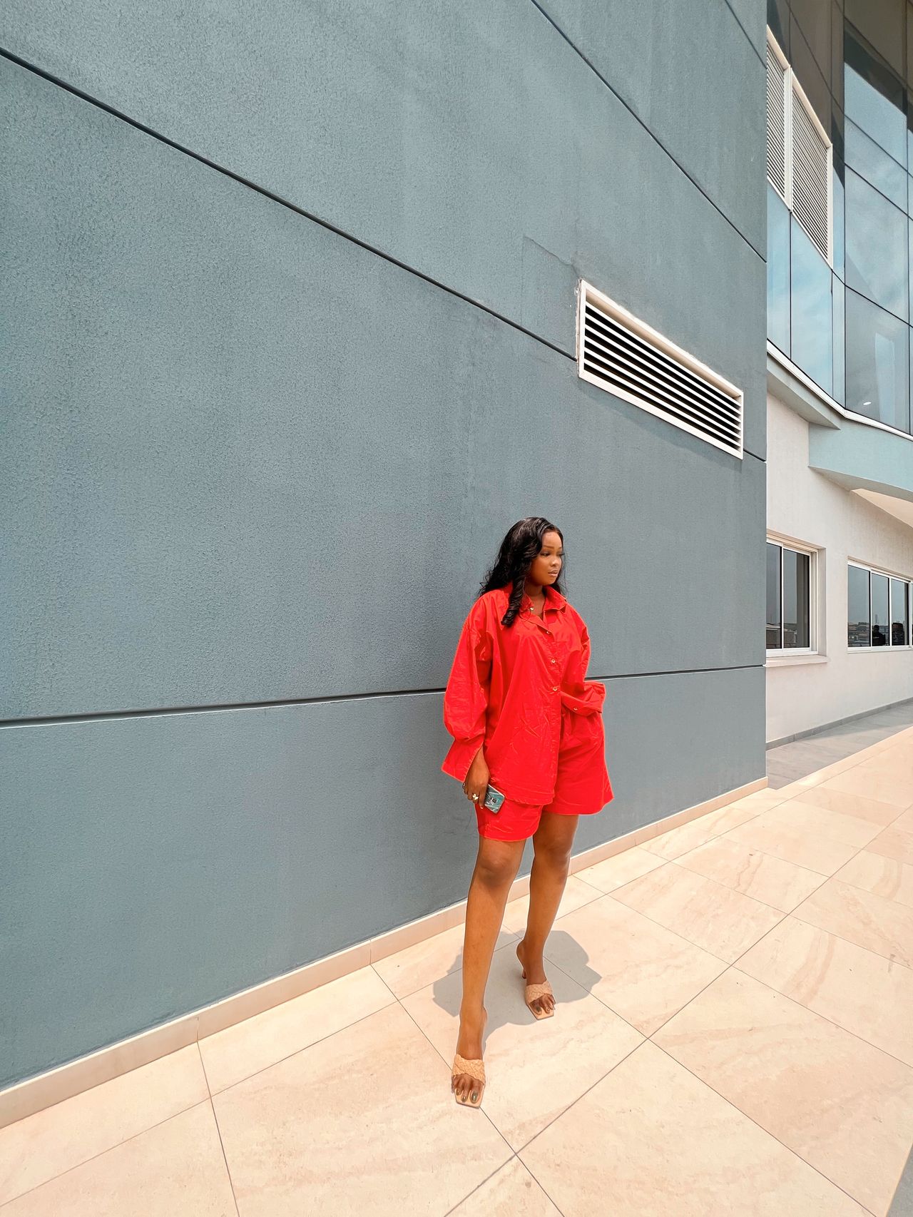 Oversized cotton tee set image