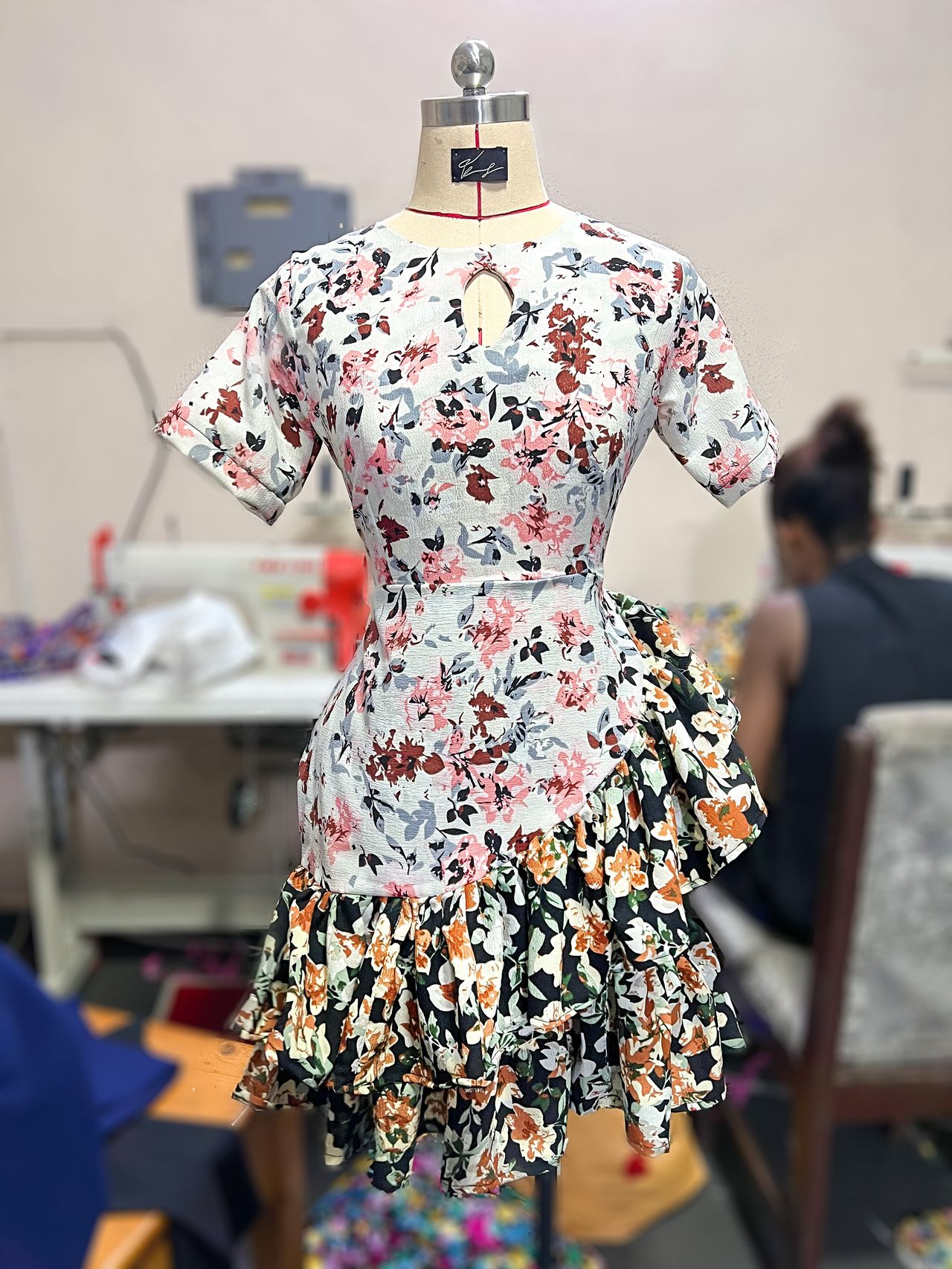 Floral Ginger Mixed print dress image