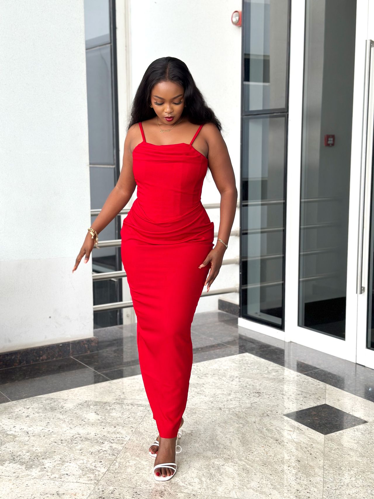 Sally maxi corset dress image