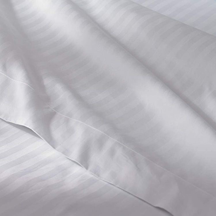 Hotel Series | Luxury Royal Damask Striped Cotton Bedsheet image