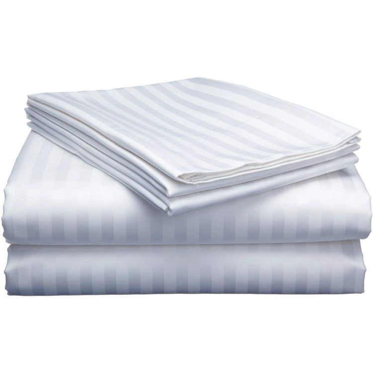 Hotel Series | Royal Damask Stripe Cotton Sheet Set image