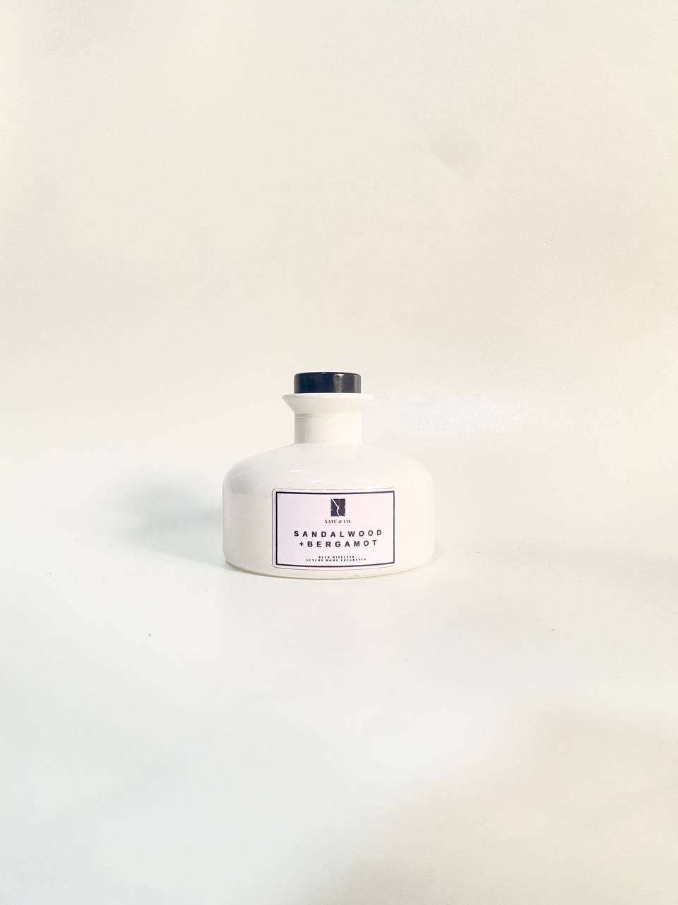 Sandalwood + Bergamot Reed Diffuser | Luxury Scented Reed Diffuser in Nigeria image