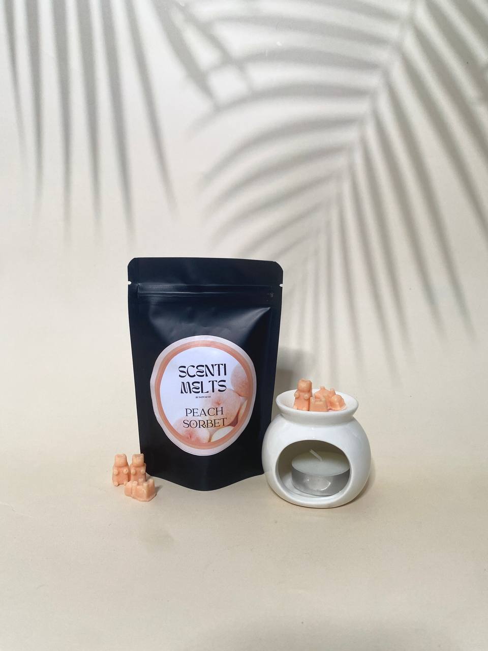 Peach Sorbet — Scentimelts Bear shaped Soy Wax Melts | 100g