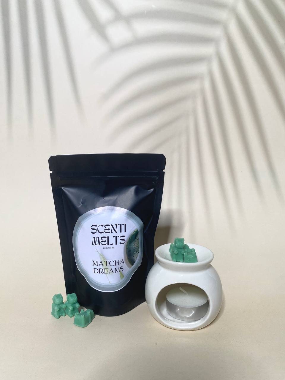 Matcha Dreams — Scentimelts Bear shaped Soy Wax Melts | 100g