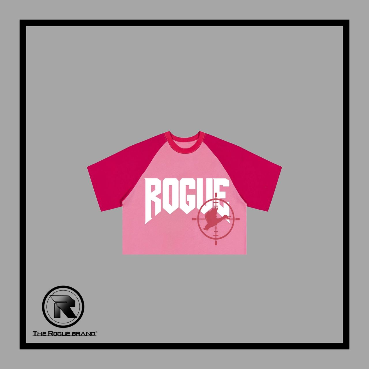 PINK) ROGUE TARGET Crop Top ® image