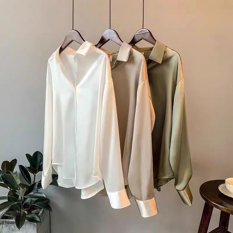 Work boss silky shirt SDZZ241 image