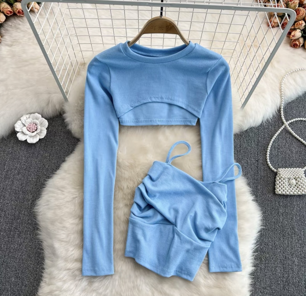 Sweet love top & vest TZZ729 image
