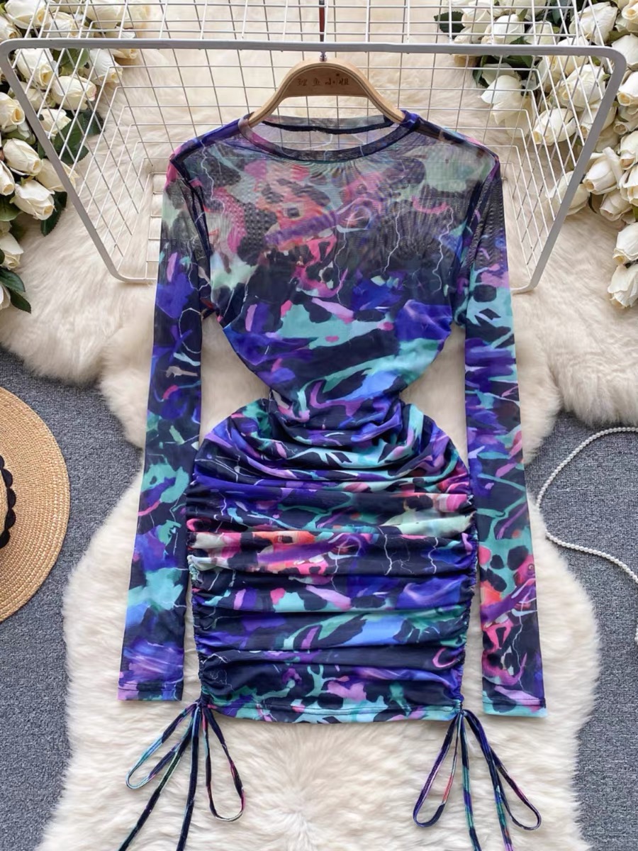 Yesterday’s news mini gown CBC265