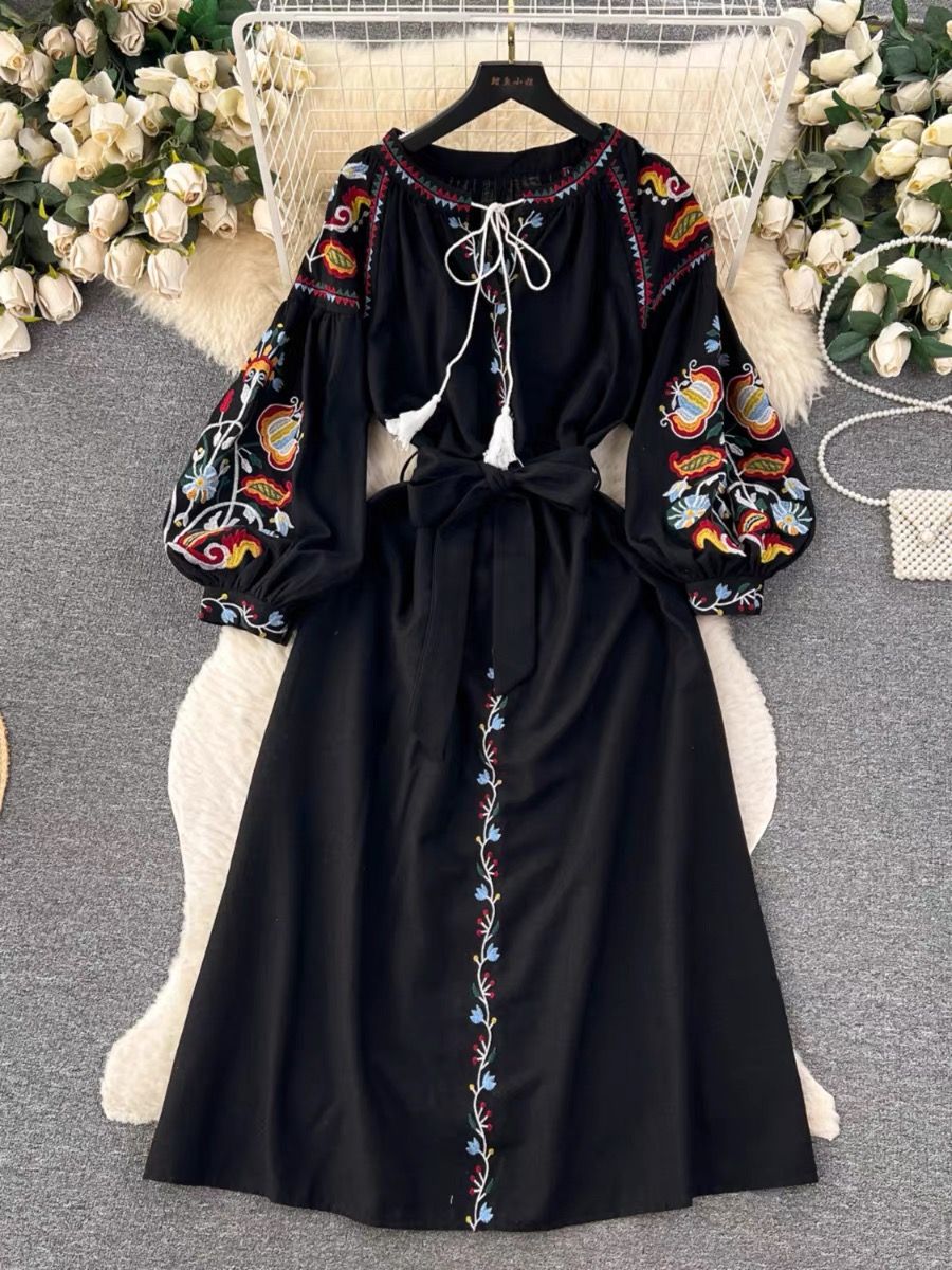 Always extra embroidery dress CD472 image