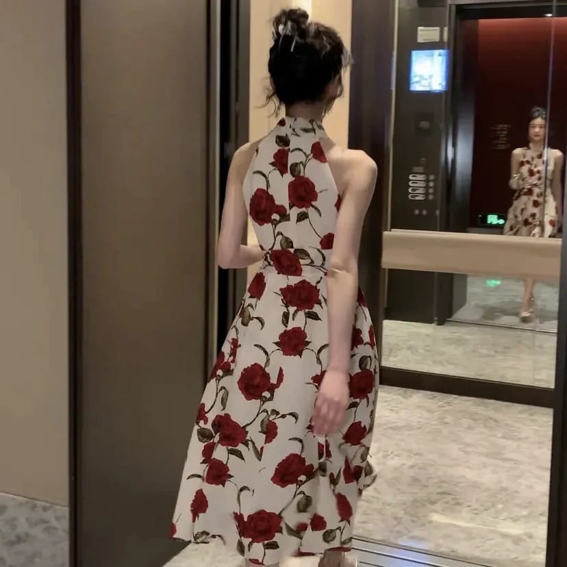 Giving you reasons halter dress CD183 image