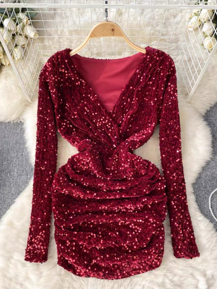 No House rules sequin party dress EBC111 image