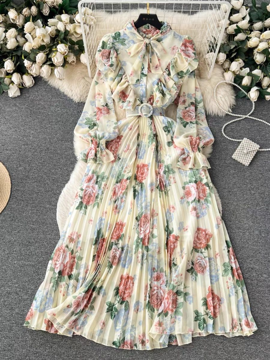 Statue worthy floral dress CD462 image