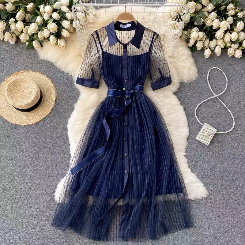 Lala holiday frill dress FD30