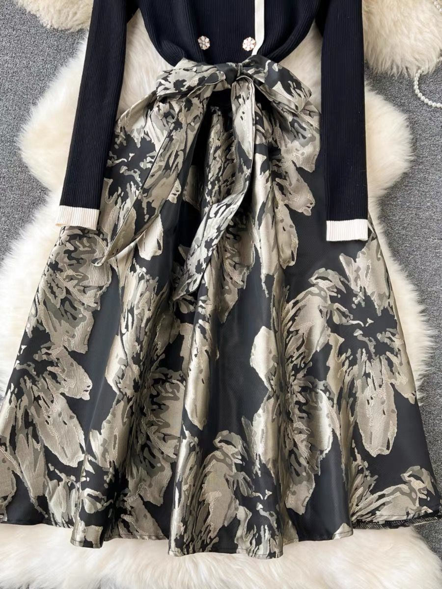 Living glamorously VIP royal dress FD357 image