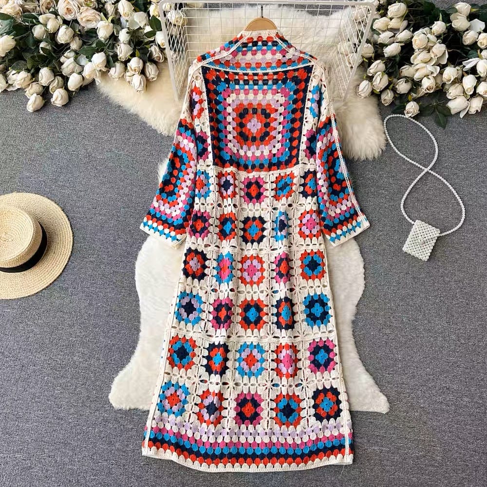Picnic moves crotchet kimono KM108 image
