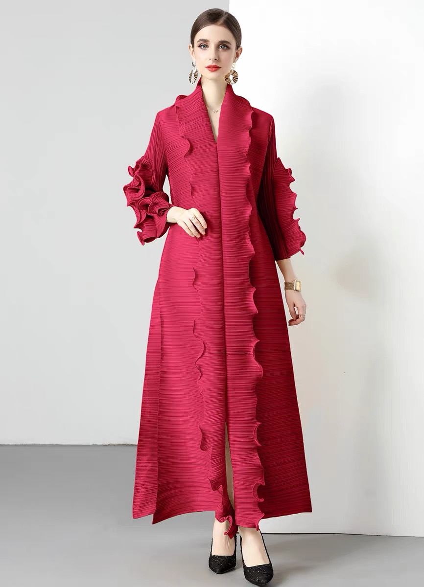 Curving you ruffle dress EVD47 image