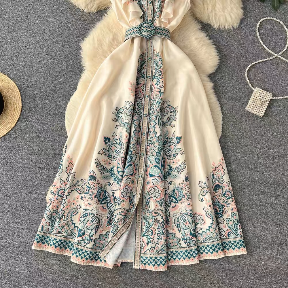 High speed love print dress ED34 image