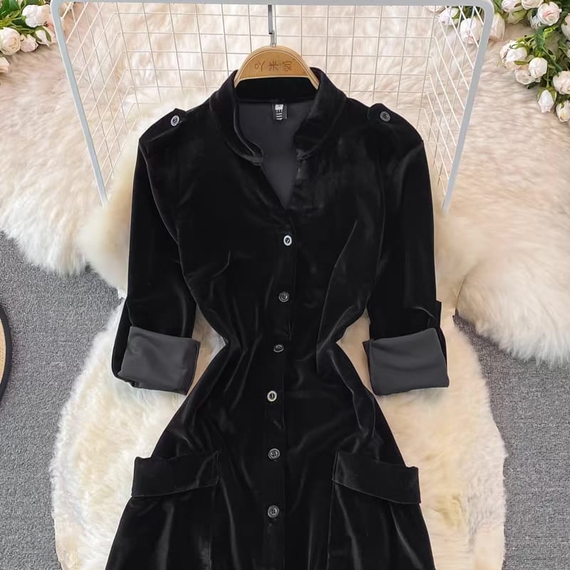 The moment is mine suede dress FD54 image