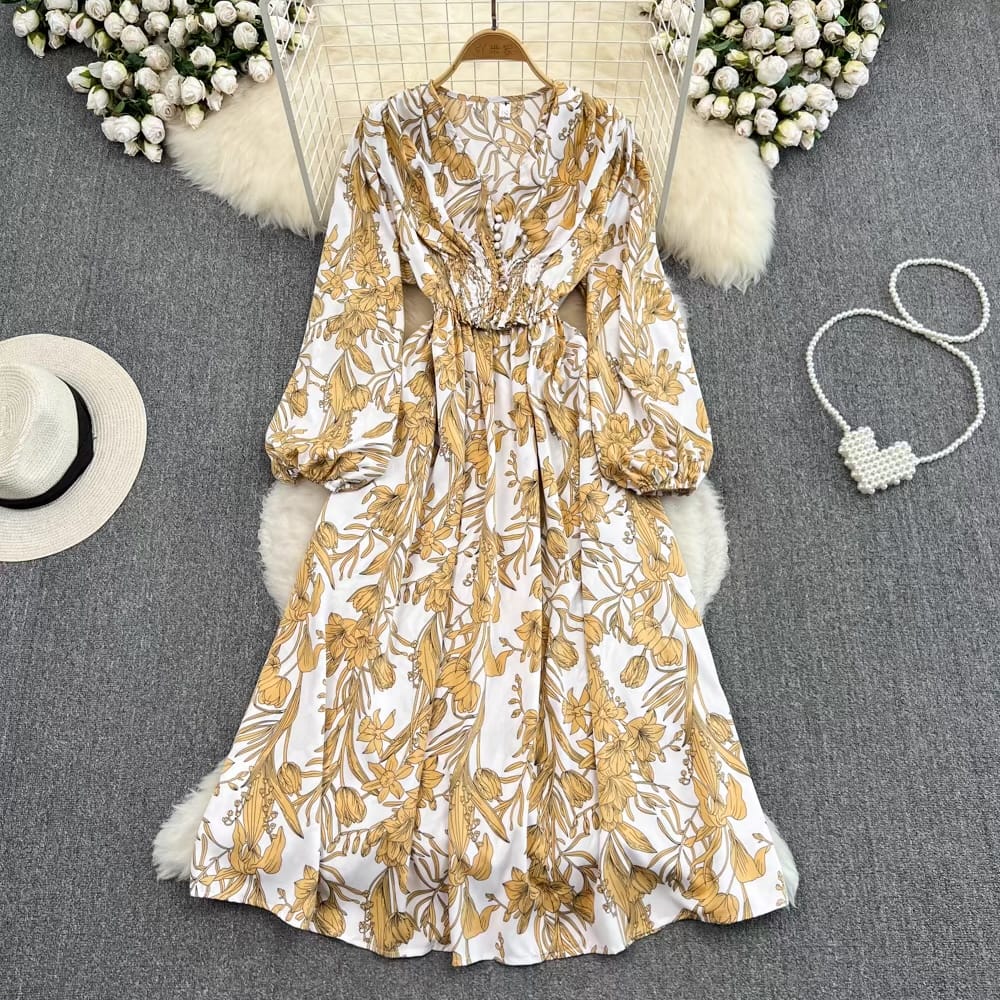 Don’t break his heart floral dress CD175 image