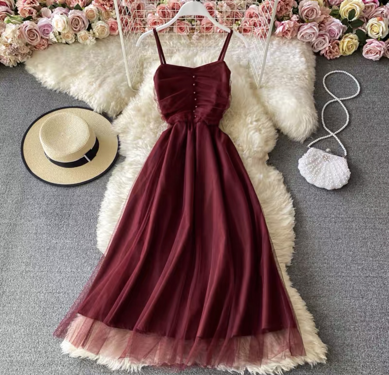 Skater affairs satin dress CD19 image