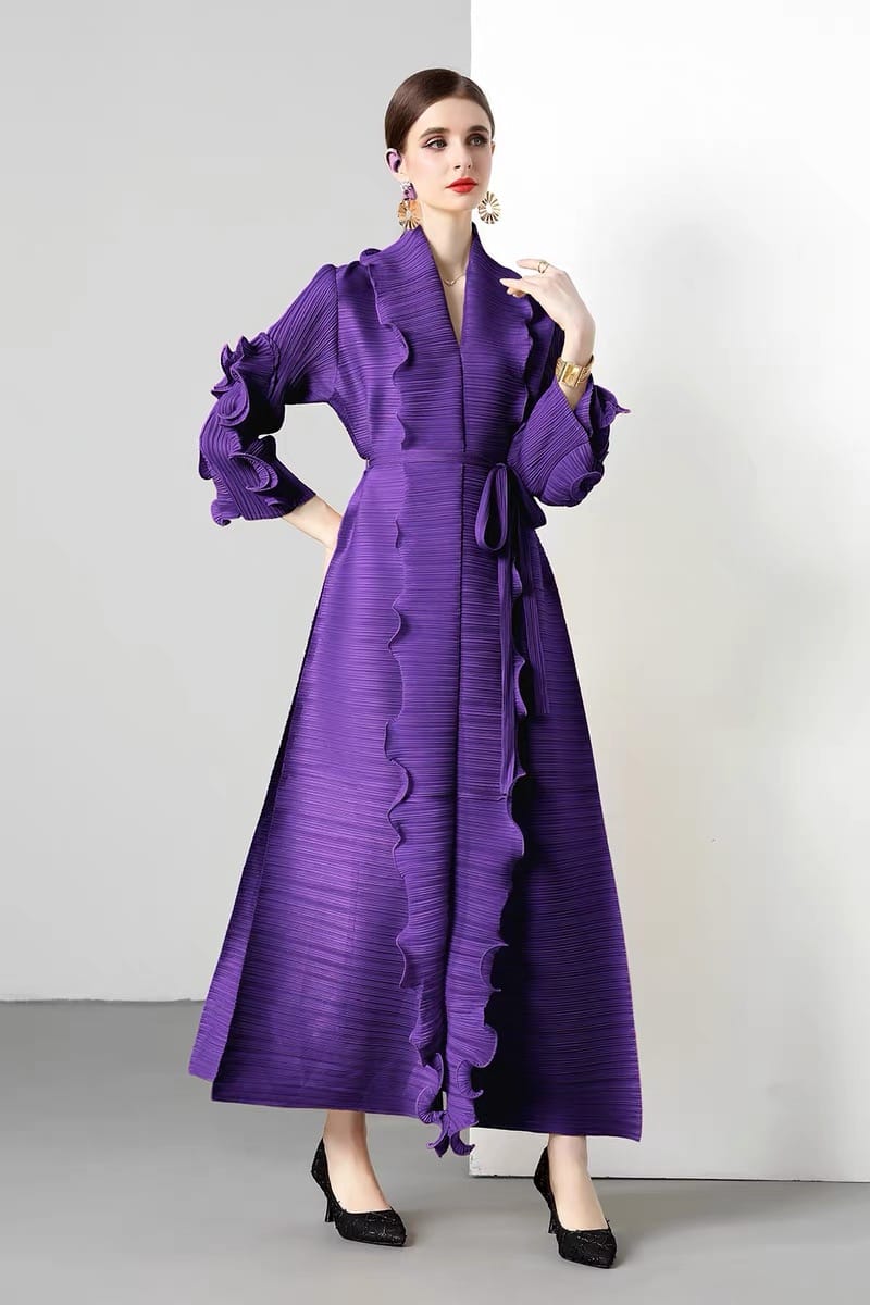 Curving you ruffle dress EVD47 image