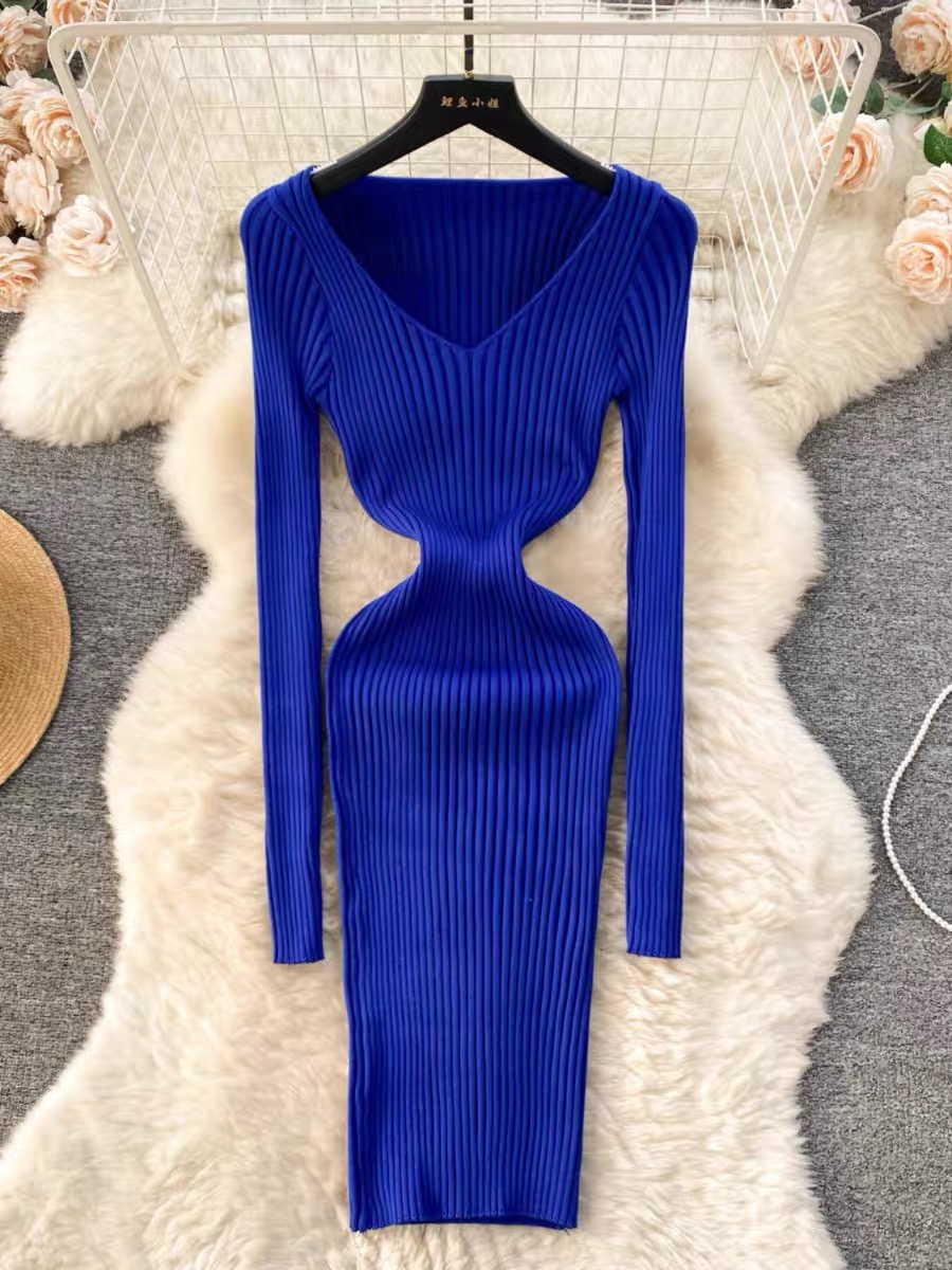 Roll with the flow knitted gown KBC153