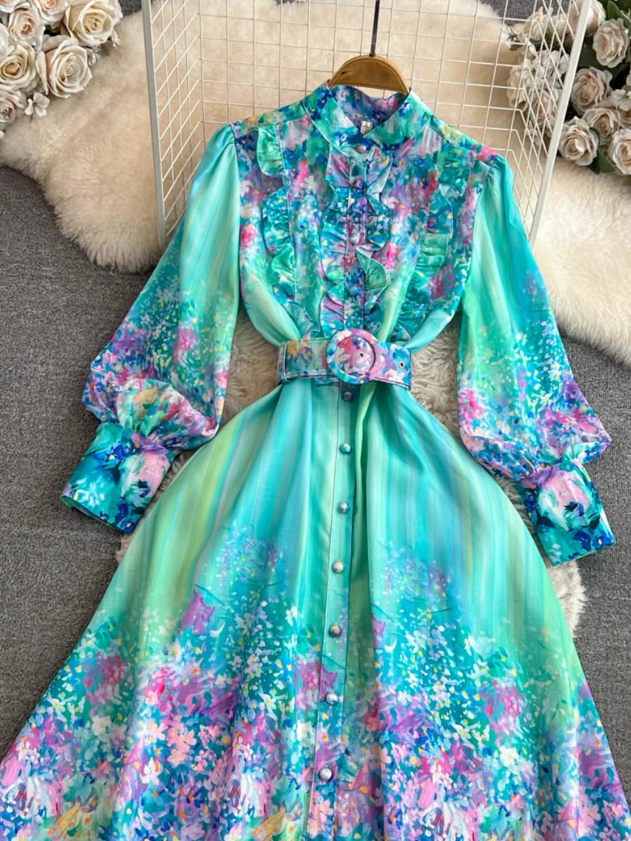 Freyer floral print dress  ED143 image