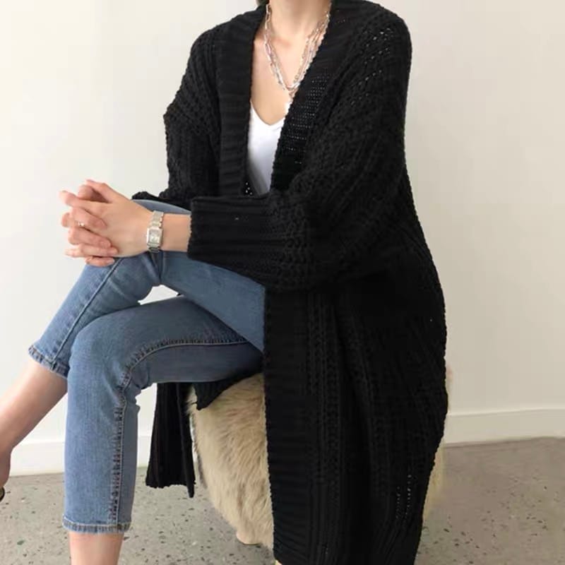 Stay solid kimono sweater KM117 image