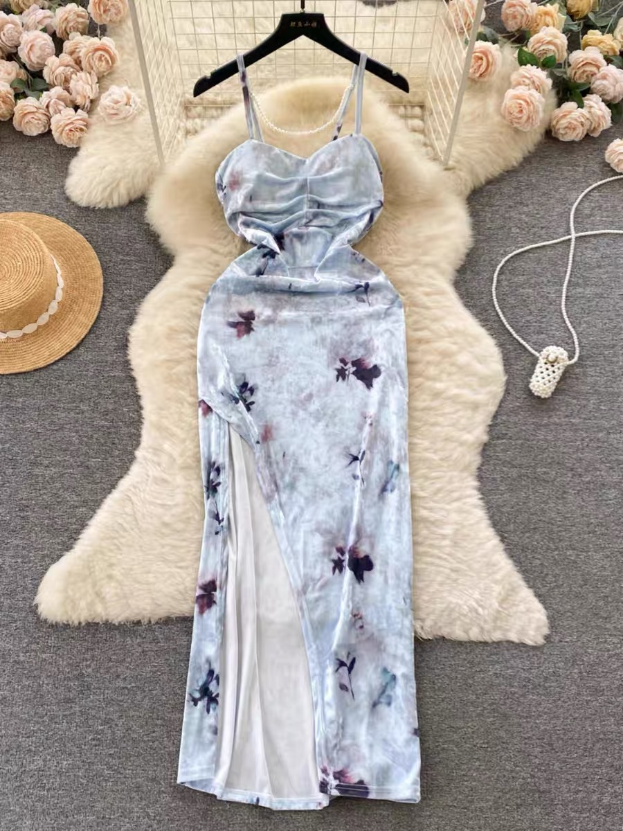 Love kills velvet dress CBC457