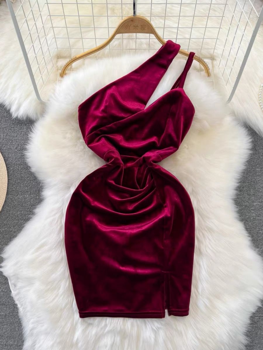 Road devils velvet dress CBC351 image