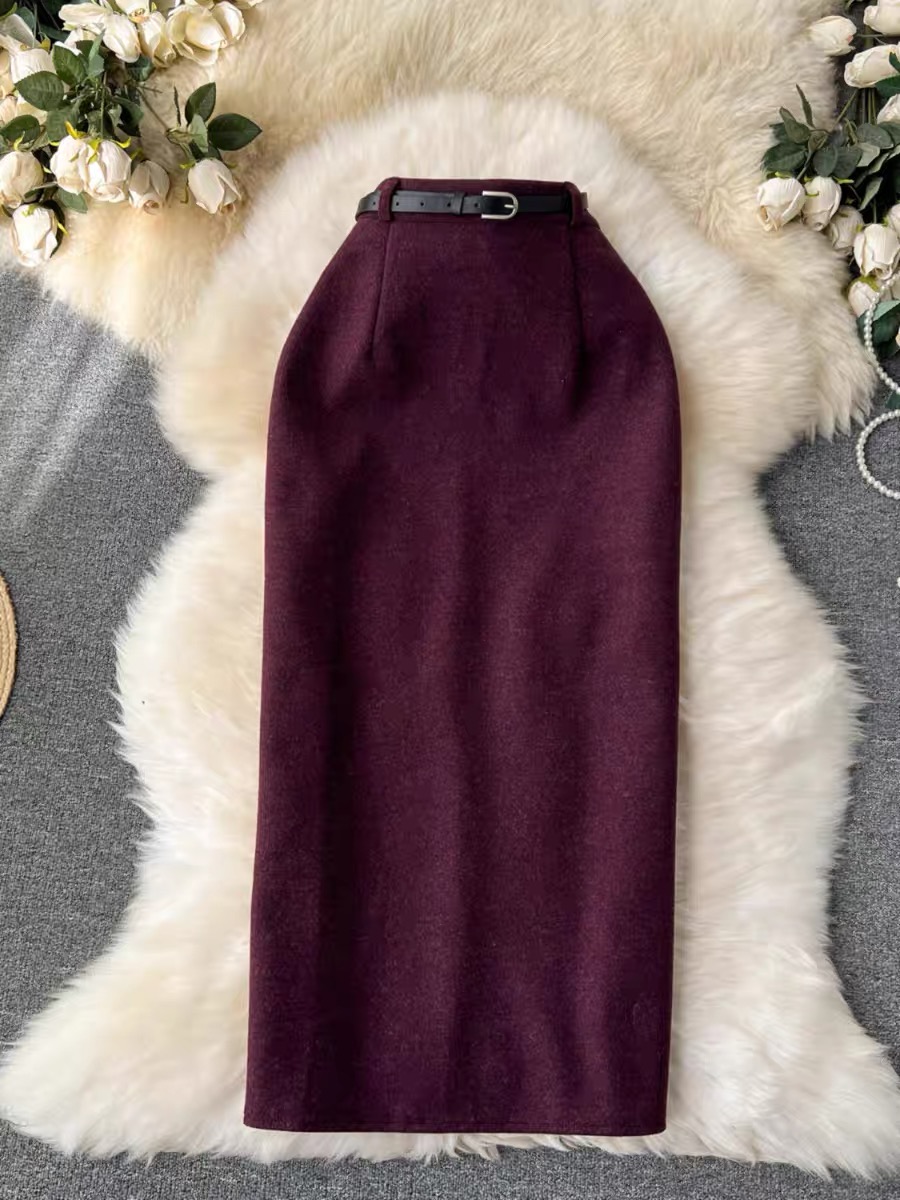 Don’t follow me formal skirt & belt SZZ438 image