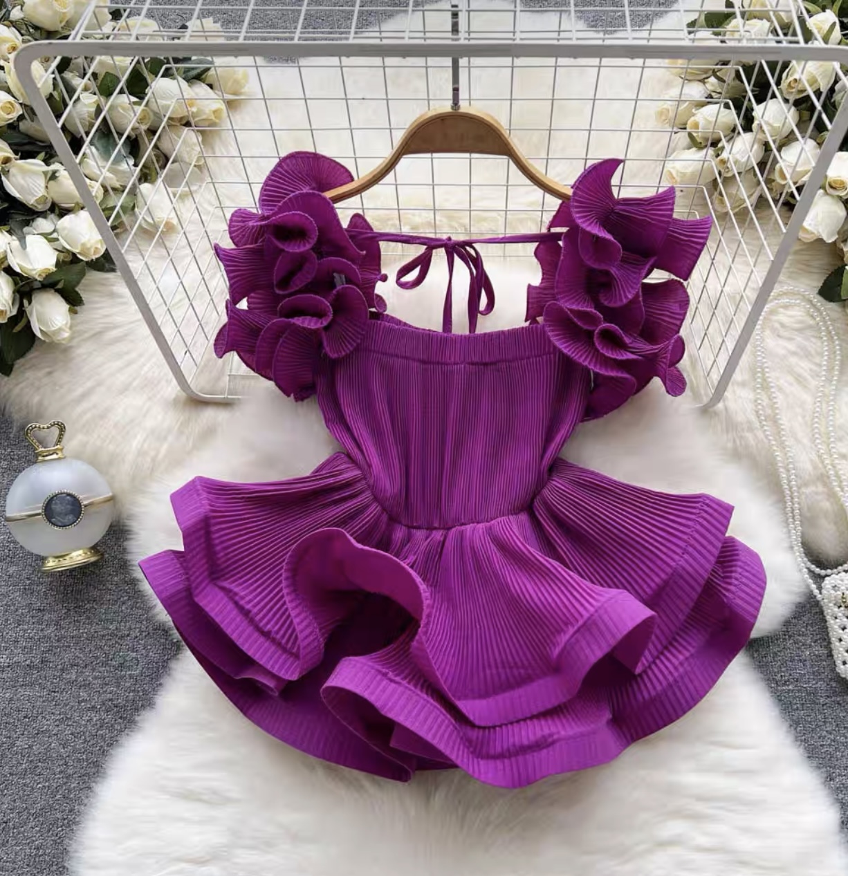 She’s a diva ruffle blouse BE129 image