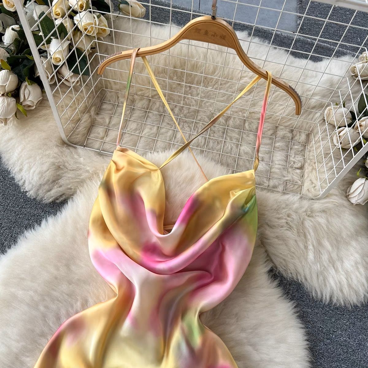 Vacation favorite silk dress CBC128 image