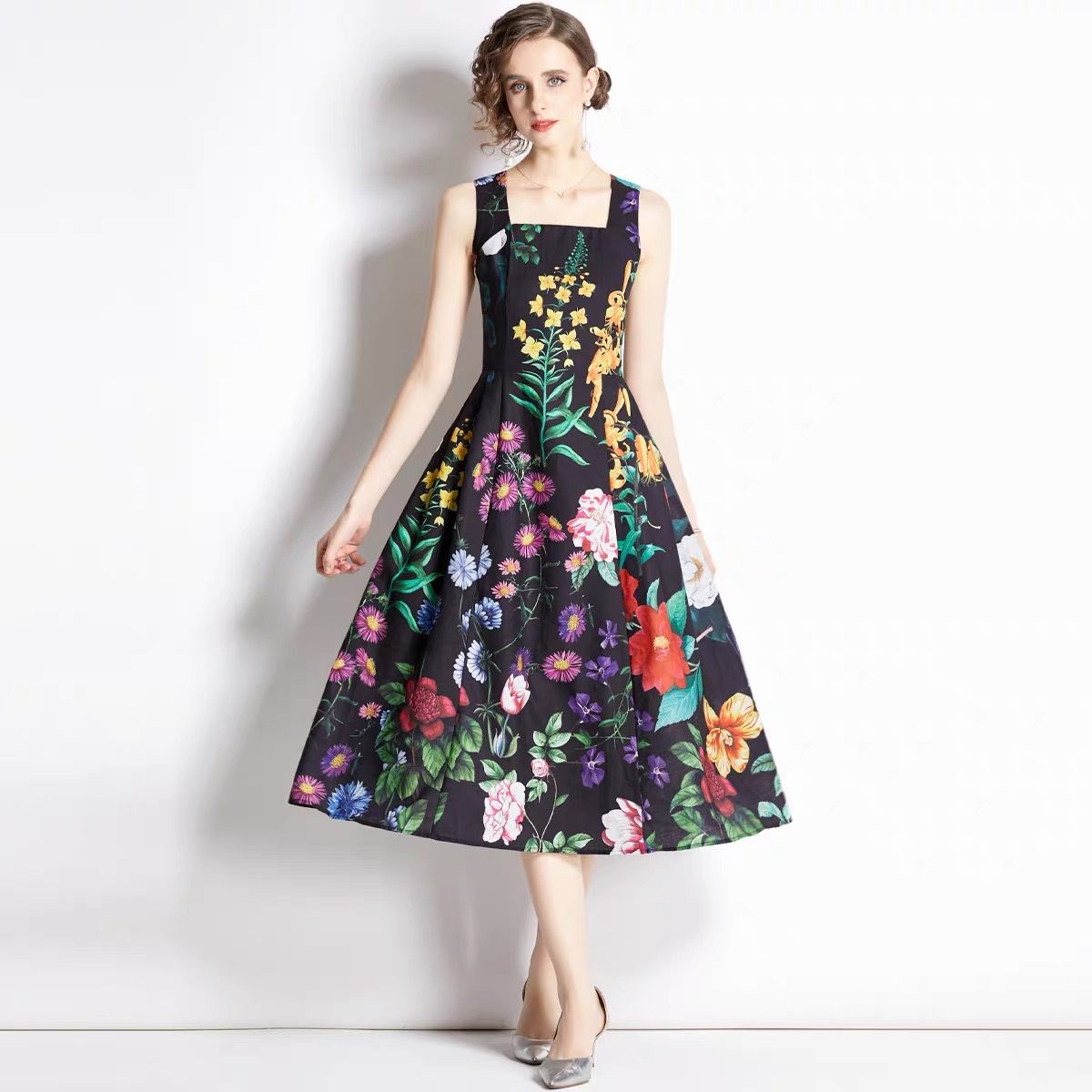 Breaking the rules floral gown FD113 image