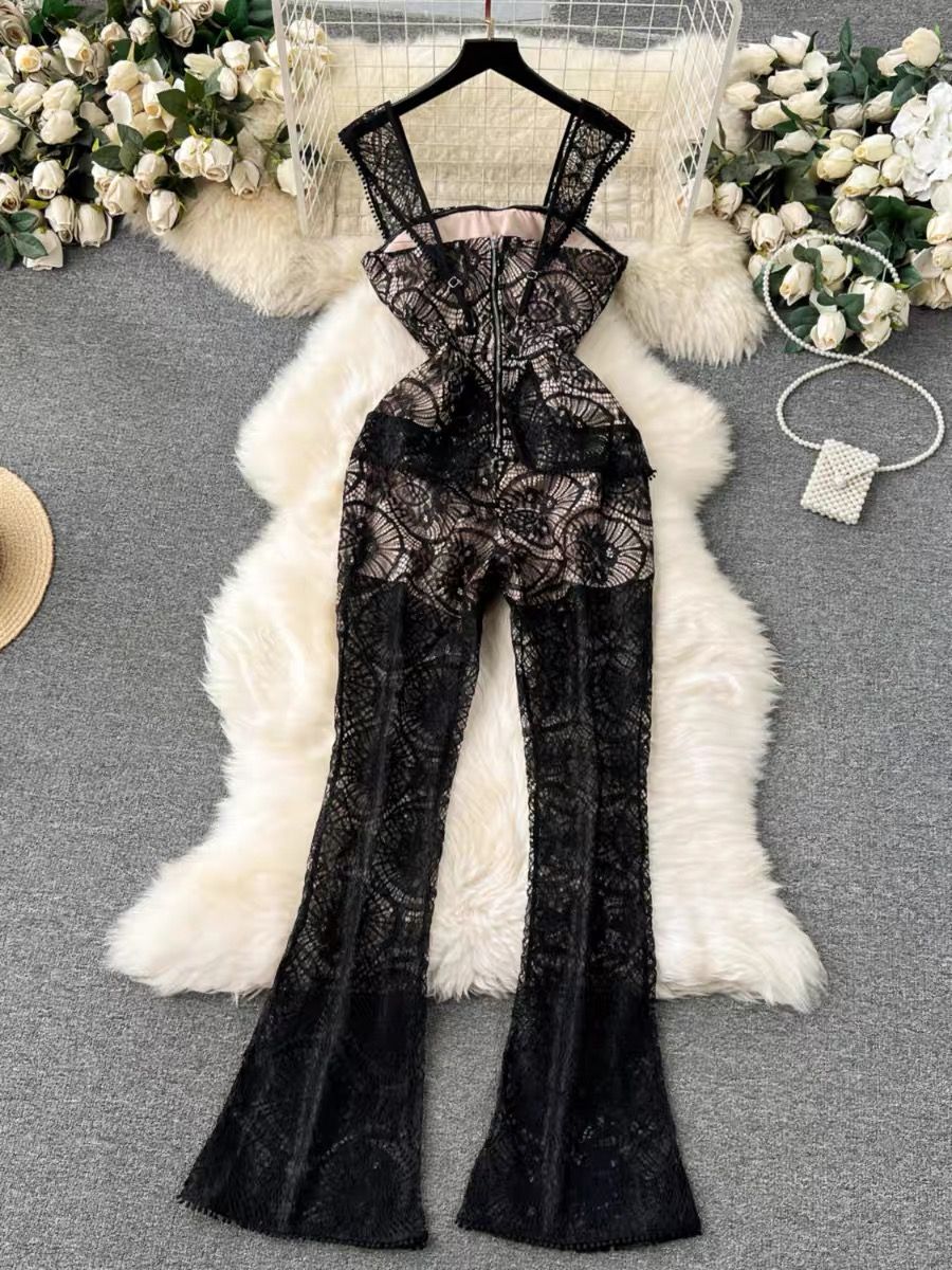 On my best behaviour lace jumpsuit JRZZ652 image
