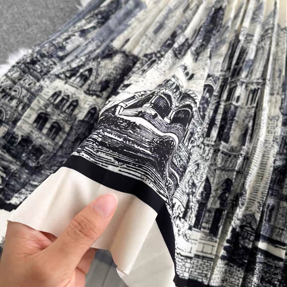 Tall home town print dress KD107 image