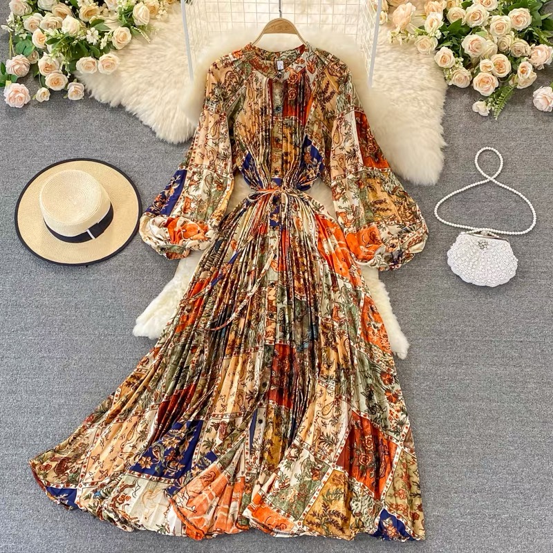 Body by me print dress CD64 image