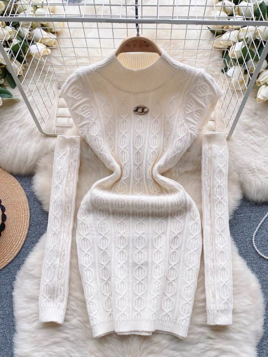 Passionate love sweater dress KBC121 image