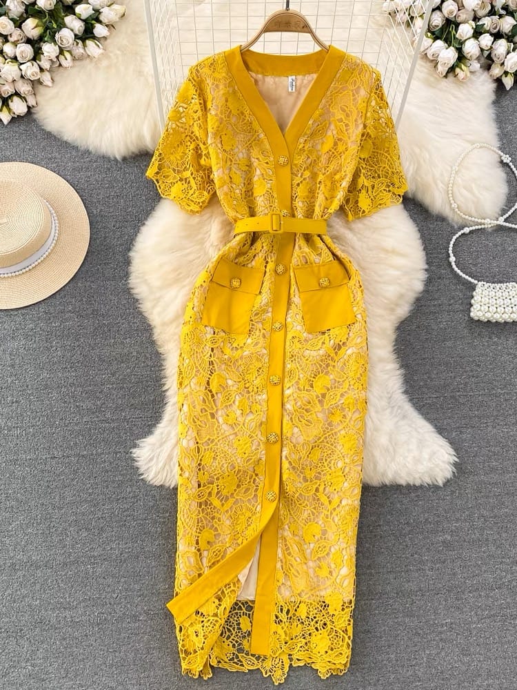 Wifey luxury lace dress FBC28 image