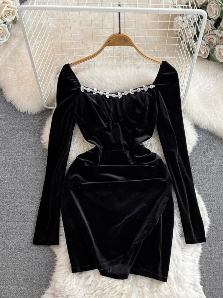 Never the same velvet dress FD464 image