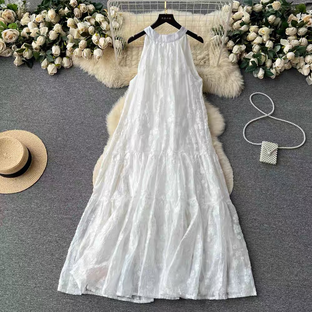 Millionaire’s girlfriend halter dress CD417 image
