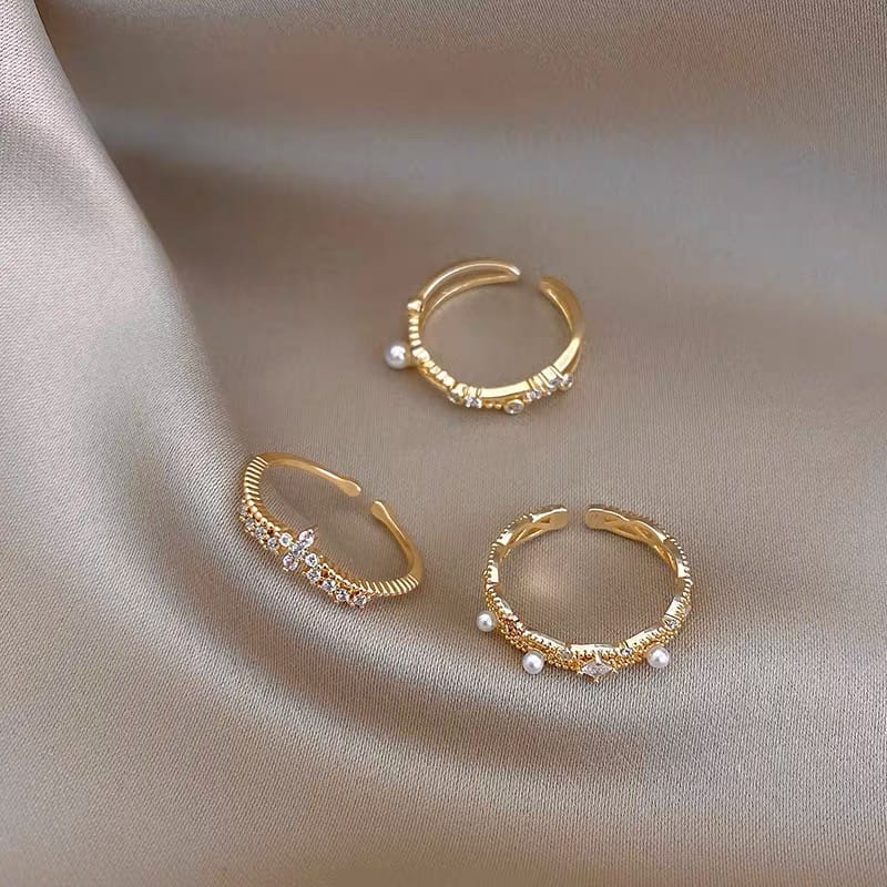 Show me off gold rings set JW127 image