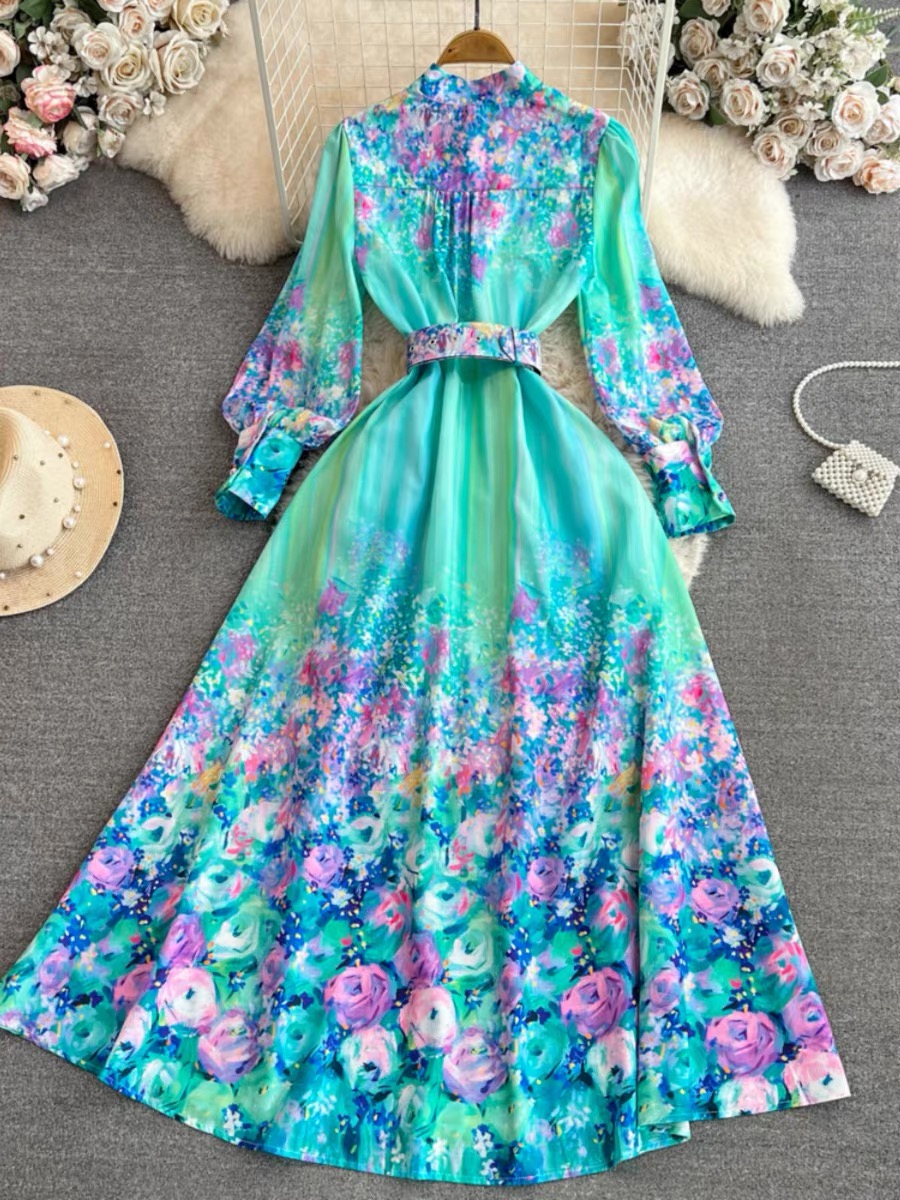Freyer floral print dress  ED143 image
