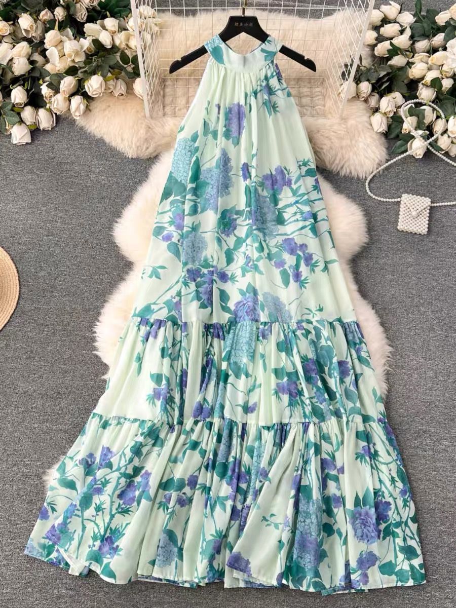 Only good energy chiffon dress CD631 image