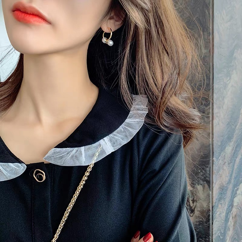 Hitting the town pearls earrings JW123 image