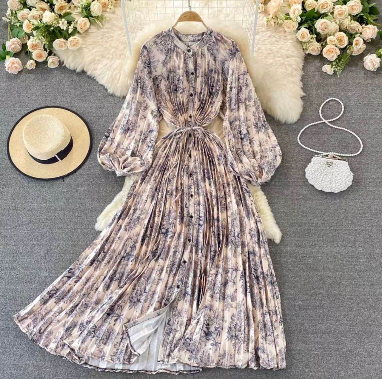 Body by me print dress CD64 image