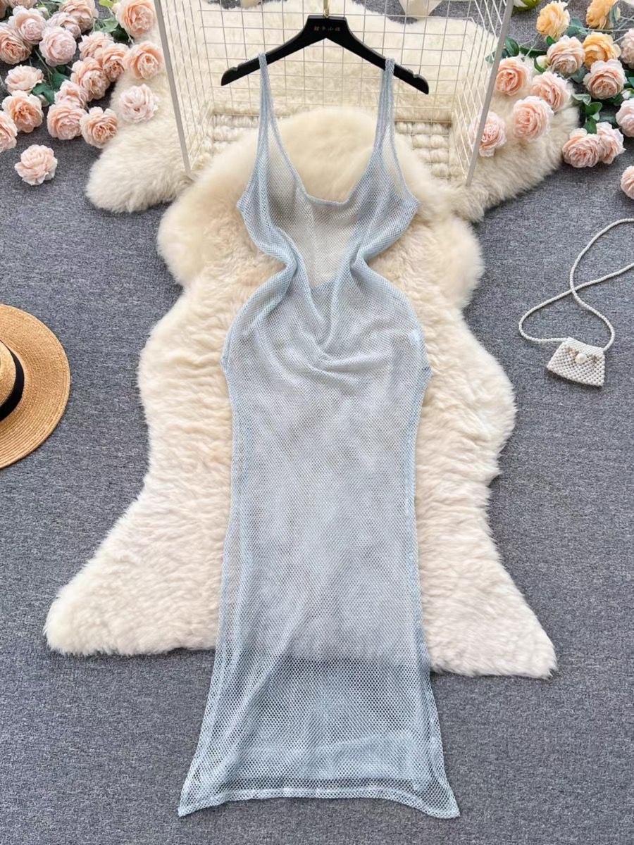 New distraction see through net dress CBC126 image