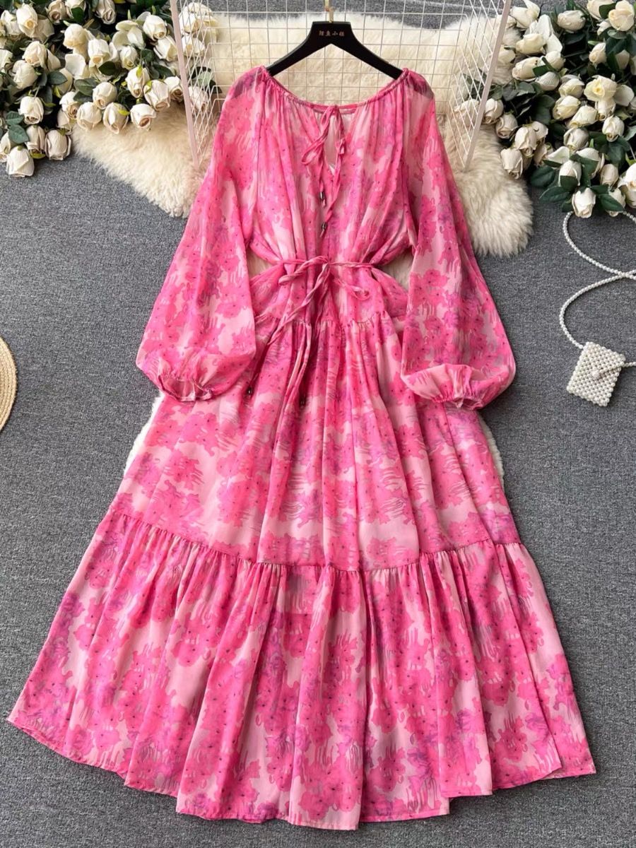 Living the life colorful dress CD362 image