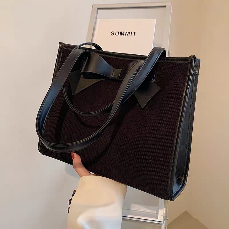 Modern woman corduroy bag BG217 image